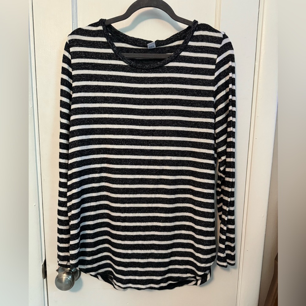 Old Navy Striped Plush Long Sleeve